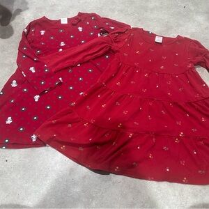 Gymboree Girls Fall Long sleeve Dress Bundle 2006 and 2008 Lines Sz 5